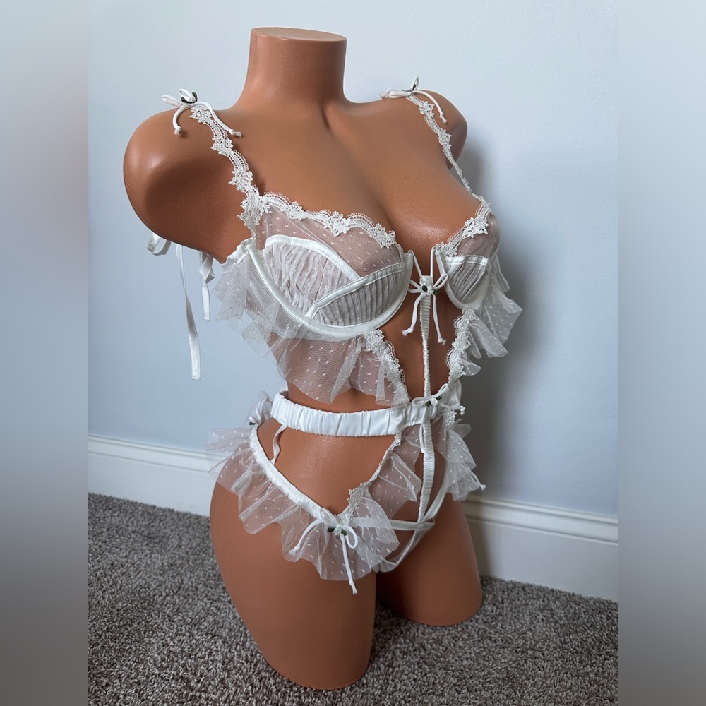 For love and lemons sexy white bodysuit